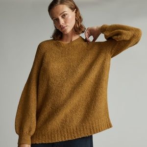 Everlane Superfuzz Alpaca sweater - Dijon - S